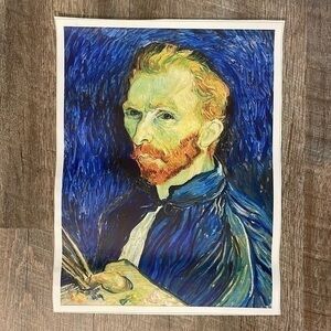 Vincent van Gogh art self portrait print on canvas